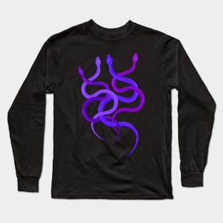 Colorful, but yet simple snake design Long Sleeve T-Shirt